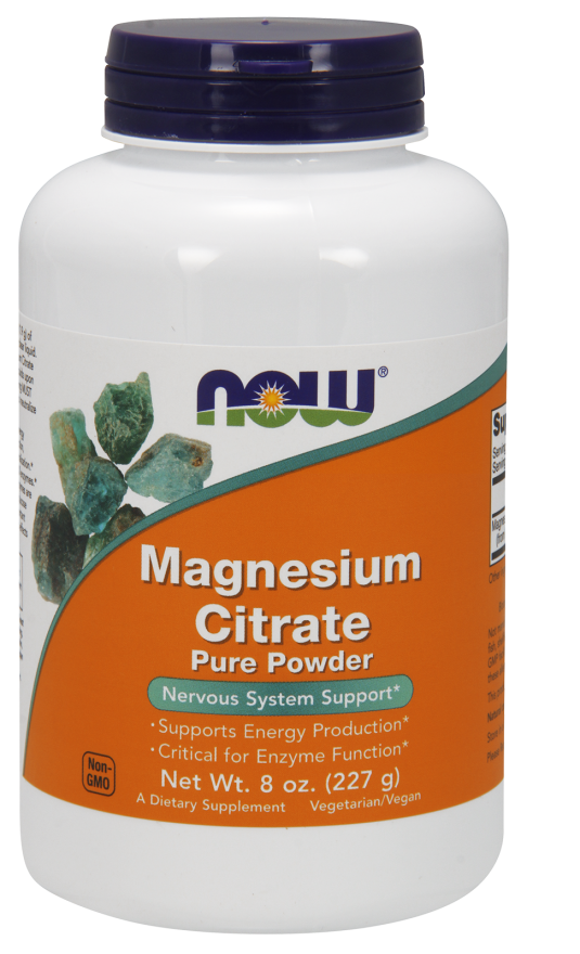 Now Magnesium Citrate Pure Powder 227g